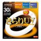 丸形蛍光灯 きらりUVプラス 3波長形電球色 UVカット 30形（28W） 2本入 FCL30ELKF-2P