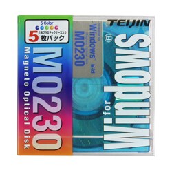 TMO230WCOLORP5S [MO 230MB 5枚 Windowsフォーマット カラーディスク]