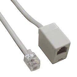 ヨドバシ Com ミヨシ Miyoshi Mj 410w N モジュラー延長ケーブル ホワイト 6極4芯 10m 通販 全品無料配達