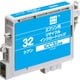 互換リサイクルインクカートリッジ エプソン ICC32 シアン（染料） ECI-E32C