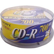 CD-R 700MB 48倍速対応 25枚 スピンドルパック 25CDQ80DNSP