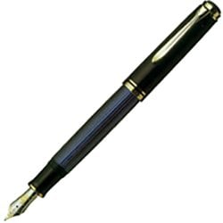 スーベレーン M800 ブルー縞万年筆 F(細字)