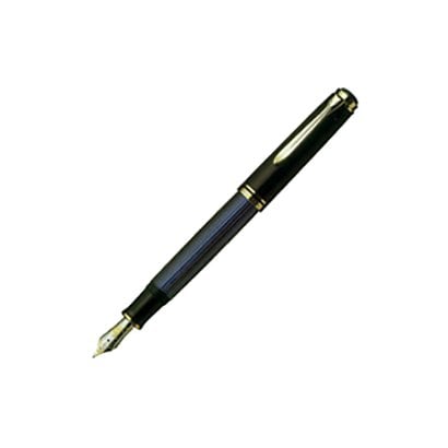 スーベレーン M800 ブルー縞万年筆 F(細字)