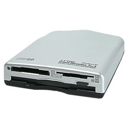 FA522E(SV) [外付け FDD + 7in1 カードリーダーライター シルバー]