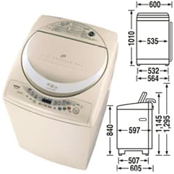 ヨドバシ.com - 東芝 TOSHIBA AW-80VA-C [乾燥一体型洗濯機] 通販 