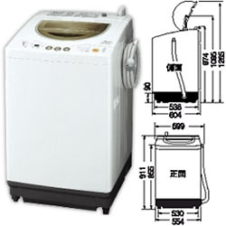 全自動洗濯機 7.0kg ホワイトベージュ NA-F70A-C