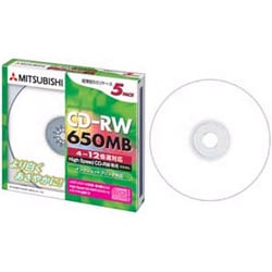 SW74EPW5 [CD-RW 650MB 12倍速対応 5枚 インクジェットプリンター対応]
