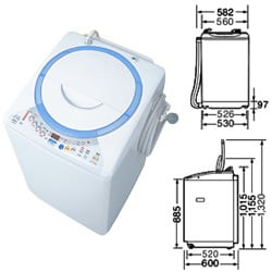 ヨドバシ.com - 日立 HITACHI NW-D6EX-A [乾燥一体型洗濯機] 通販 