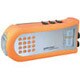 PR-303-OR（オレンジ）AM/FMラジオ付き懐中電灯（手巻き機能付き） ダイナモラジオライト