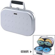 CD・DVDケース 60枚収納 シルバー FCD-CB60SV