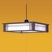 和風インバ-タ-ペンダント 昼光色　8～10畳　86W　（雲竜柄入） TIV-8700