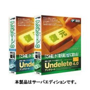 Undelete4.0J for Windows ServerEdition [Windowsソフト]