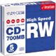CD-RW 700MB 12倍速対応 5枚 CDRW80H BW×5