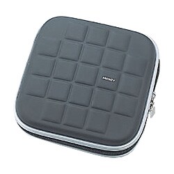 CD/DVDセミハードケース 36枚収納 ブラック　MESEV CD-070-36BK