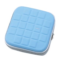 CD/DVDセミハードケース 36枚収納 ブルー CD-070-36BL