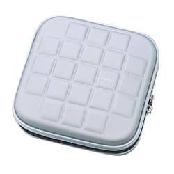 CD/DVDセミハードケース 36枚収納 シルバー CD-070-36SL
