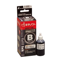 キャノン BCI-10/11BK・11Colorシリーズ用 インクジェットプリンター用詰め替えインク 36ml ブラック ARIC11BK