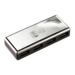 USB2.0 4ポートHUB ミラーグレー HBHA4MGR