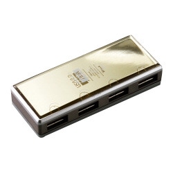 USB2.0 4ポートHUB ミラーブラウン HBHA4MBR