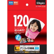インクジェット用紙 デジカメ印画紙 強光沢 超厚口 L判 120枚入 JPSK-L-120G