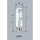 セラミックメタルハライドランプ E26口金 100W 透明形 4000Kタイプ 高演色 HCITE100W40K