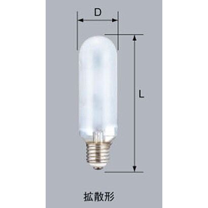 セラミックメタルハライドランプ E26口金 100W 拡散形 4000Kタイプ 高演色 HCITE100W40KF
