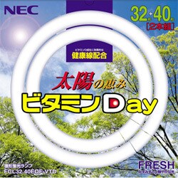 丸形蛍光灯 FCL32.40EDF-VTD ビタミンDay （昼光色） 32形＋40形(30W＋38W) 2本入