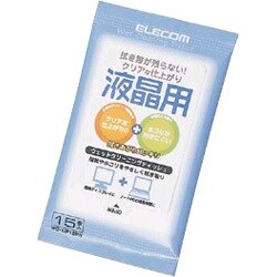 液晶用携帯用ウェットクリーニングティッシュ15枚入り WC-DP15PN