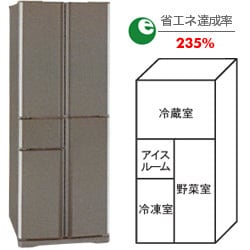 冷蔵庫 フレンチドア MR-A41NF-S