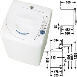 ヨドバシ.com - サンヨー SANYO 全自動洗濯機（4.2kg）ASW-42S9-W