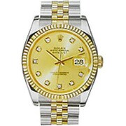 OYSTER PERPETUAL DATEJUST（オイスター パーペチュアル デイトジャスト）シャンパン 自動巻き メンズ 並行輸入品 116233G