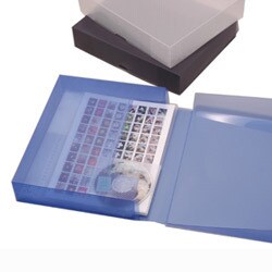 CD-Rボックス A4 ブルー