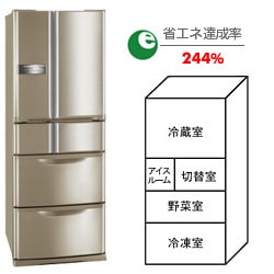 ヨドバシ.com - 三菱電機 MITSUBISHI ELECTRIC MR-G45NF-T [冷蔵庫 