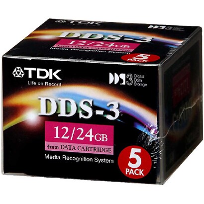 DC4-125X5S [4mmデータカートリッジ 12.0GB/DDS-3 5巻パック]
