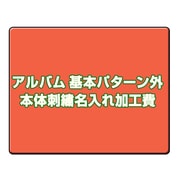 アルバム 基本パターン外 本体刺繍名入れ加工費