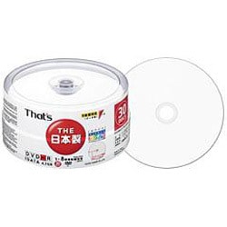 DVD-R 4.7GB 8倍速対応 30枚 インクジェットプリンタ対応 DR-47WWY30BA