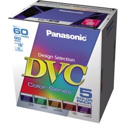 AY-DVM60DP5 [MiniＤＶカセット 60分 5本] デザインセレクション
