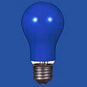 色電球・E26口金 PSタイプ 20W・ブルー IRO 100/110V 20WEB