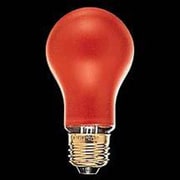 色電球・E26口金 PSタイプ 60W・レッド IRO 100/110V 60WER