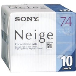 74分 ミニディスク 10枚組 Neige 10MDW74NED
