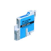 互換インクカートリッジ エプソン ICC21 シアン(染料) PLE-E21C