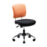 コンピュータチェア 肘なし サンシャインオレンジ+ブラック CCH-010DR