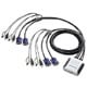 USB対応4ポートパソコン切替器 KVM-KU4