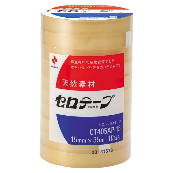 セロテープ 15mm×35m　大巻 巻芯径76mm 10P CT405AP-15
