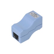 CAT6対応アダプタ ライトブルー HLA-T-ADP-6-LB