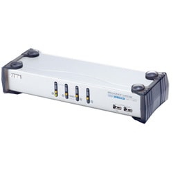 DVI対応 KVMスイッチ 4ポート 専用ケーブル付属 CS-1764/ATEN