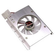 8cmファン使用 3.5インチHDDクーラー シルバー HDC80-SL