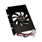 8cmファン使用 3.5インチHDDクーラー ブラック HDC80-BK