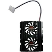 6cmファン使用 3.5インチHDDクーラー ブラック HDC60-BK