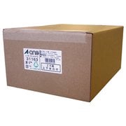 レーザープリンタラベル 紙ラベル マット紙・ホワイト A4 24面 上下余白付 1,000シート 31163